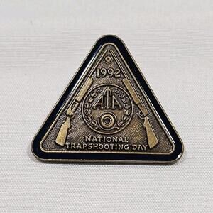 Vintage 1992 ATA Amateur Trapshooting Association National Trap Day Hat Pin